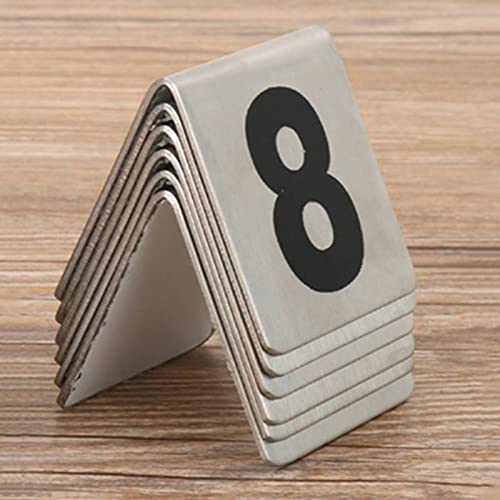 Digitale Sitzplatzkarte Zelt-Stil, Tischkarten Digital Sign Sitzkarte 1-50/1-100 Nummer(50) von EYRMQWJPC