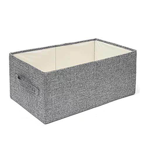 EYRMQWJPC Aufbewahrungsbox aus Stoff für Kleidung, Stoff-Aufbewahrungsbox for Kleidung, Schublade, Kleiderschrank, Kleidung, Aufbewahrungsbox for Regale, Spielzeug, Kleidung(Grey,40x50x29cm) von EYRMQWJPC