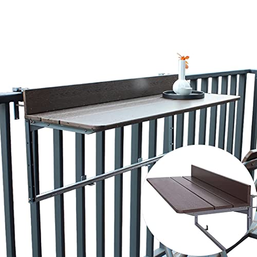 EYRMQWJPC Balkone faltet die tische, Outdoor Terrasse Balkon Bar Tisch Klapp Einstellbare Hängen Wand Montiert(80 * 37cm/31.4 * 14.56in) von EYRMQWJPC