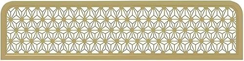 EYRMQWJPC Die screenshots, die screenshots Sichtschutzplatte, durchbrochenes Design, Tischplattentrenner, Restaurant-Dekoration, Trennwände for Essbereiche(Gold,B-100x30cm/39.4x11.8in) von EYRMQWJPC