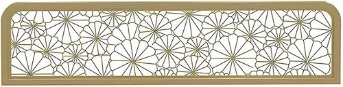 EYRMQWJPC Die screenshots, die screenshots Sichtschutzplatte, durchbrochenes Design, Tischplattentrenner, Restaurant-Dekoration, Trennwände for Essbereiche(Gold,C-100x30cm/39.4x11.8in) von EYRMQWJPC
