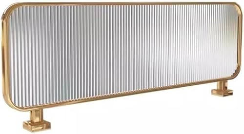 EYRMQWJPC Die screenshots, die screenshots Trennwand aus durchscheinendem Glas for Essbereiche, Arbeitsbereich, 15 Zoll hohe Trennwände for Essbereiche(Gold,60cm/23.6in) von EYRMQWJPC