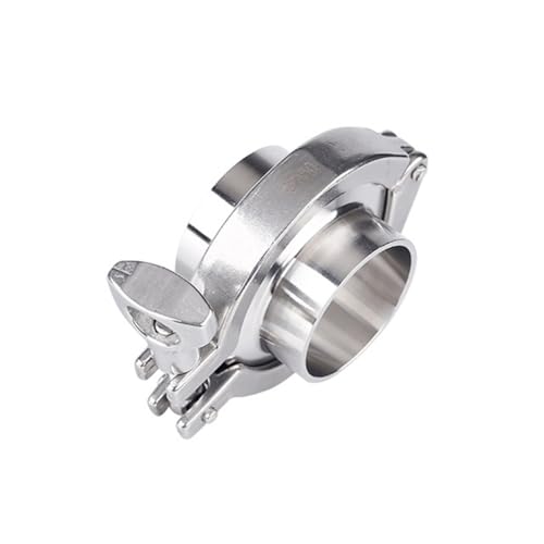 EYRMQWJPC EIN sanitärschlauch mit stacheldraht 1 Set Sanitär Flansch Rohr Weld Ferrule Tri Clamp PTFE Oder Silikon Dichtung Edelstahl SUS SS 304 triclamp(63mmOD77.5mm) von EYRMQWJPC