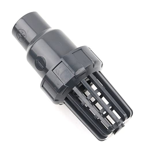 EYRMQWJPC Filter aus Edelstahl, PVC-Wasserfilter mit Bodenventil, 20–50 mm, Grau/Schwarz, 1 Stück(32mm) von EYRMQWJPC