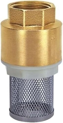 EYRMQWJPC Filter aus Edelstahl, Wasserpumpe Hochdruckreiniger Fußventil Sieb Filter Messing Edelstahl Mehrere Größen(1/2") von EYRMQWJPC