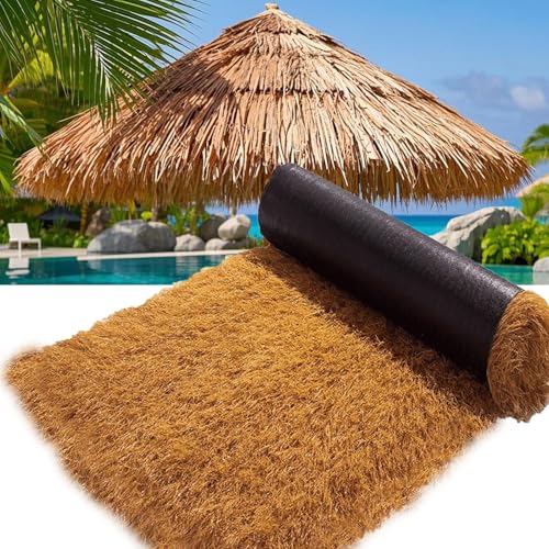 EYRMQWJPC Künstliche Strohdachrolle Synthetische Strohdachrolle, mehrere Größen(0.5 * 1m(1.6 * 3.2ft)) von EYRMQWJPC
