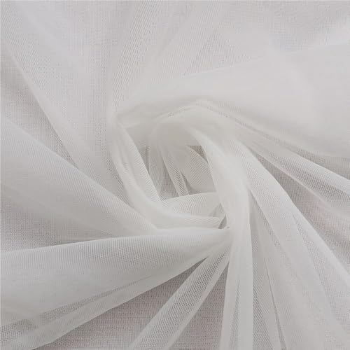 EYRMQWJPC Nylon-Filtergewebe 1pc Elfenbein Weiß Nylon Tüll 20D Set Polyamid Mesh Material Filter Mesh(10) von EYRMQWJPC