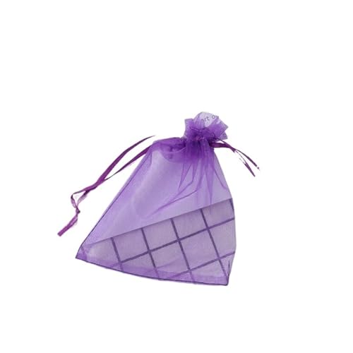 EYRMQWJPC Obstschutzbeutel, Obstschutznetzbeutel mit Kordelzug, mehrere Größen, lila, 100er-Pack(10x15cm) von EYRMQWJPC