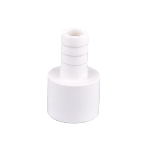 EYRMQWJPC PVC-Rohrverbinder 2er-Pack PVC-Rohrverbinder for Gartenbewässerung und Aquarium(White,ID 20-10mm) von EYRMQWJPC