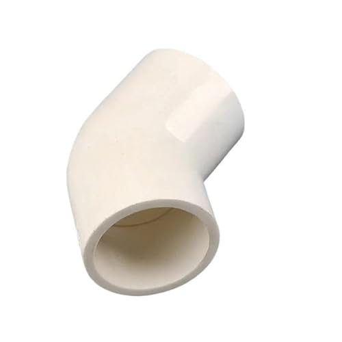 EYRMQWJPC PVC-Rohrverbinder Gartenbewässerung PVC 45 Grad Winkelstück Multicolor ID 16-75mm(White,I.D 40mm (1 Piece)) von EYRMQWJPC