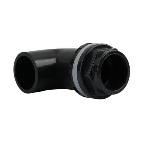 EYRMQWJPC PVC-Rohrverbinder PVC-Rohr 90 Grad Ellenbogen Anschlüsse Schwarz 20-50mm for Aquarium Garten Bewässerung Abfluss(Style 1(i D),20Mm(1Pc)) von EYRMQWJPC