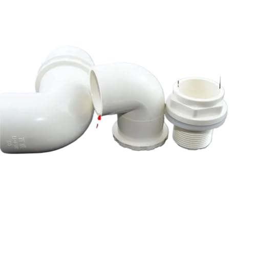 EYRMQWJPC PVC-Rohrverbinder Weiße PVC-90-Grad-Winkelverbinder-Armaturen for Aquarien und Wassersysteme 20–50 mm(20mm,5Pcs) von EYRMQWJPC