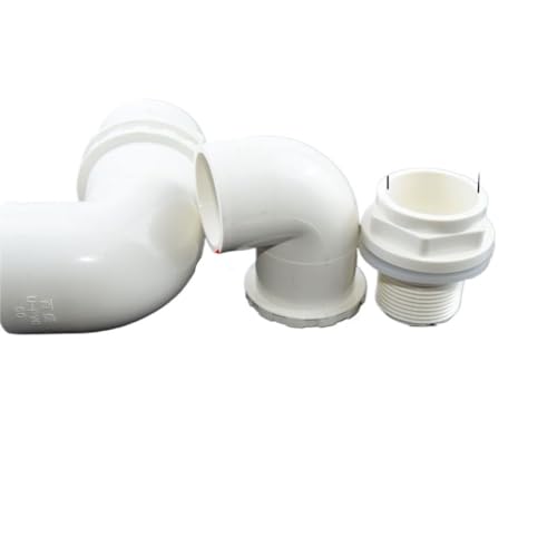 EYRMQWJPC PVC-Rohrverbinder Weiße PVC-90-Grad-Winkelverbinder-Armaturen for Aquarien und Wassersysteme 20–50 mm(25mm,2Pcs) von EYRMQWJPC