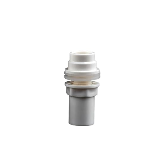 EYRMQWJPC PVC-Rohrverbinder Weiße PVC-Rohrverschraubungen 20–50 mm for Aquarium-Überlaufverbinder, Gartenabfluss, Wasserversorgung(Inner Dia 20mm) von EYRMQWJPC