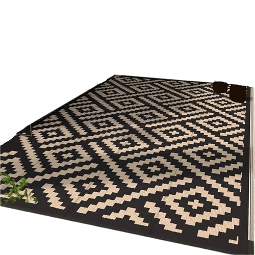 EYRMQWJPC Picknick-Decke Outdoor Camping Picknick Matte Balkon Terrasse Teppich Hause Wohnzimmer Teppich for Gartenarbeit, Camping(Khaki,800MMx1200MM) von EYRMQWJPC