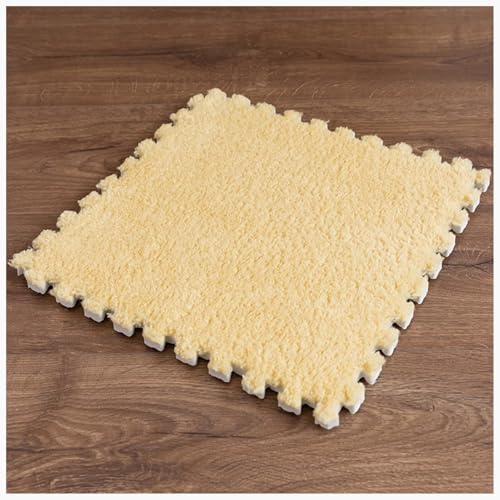 EYRMQWJPC Plüsch-Teppichfliesen mit Verriegelung Interlocking Foam Carpet Tiles Pack of 20 Multicolor 30x30x1cm(#3) von EYRMQWJPC