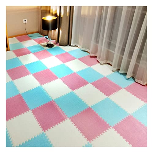 EYRMQWJPC Plüsch-Teppichfliesen mit Verriegelung Puzzle Interlocking Foam Mats Pack of 10/12/16 Multicolor 12x12 Inches(Cp 5,16 Pcs) von EYRMQWJPC