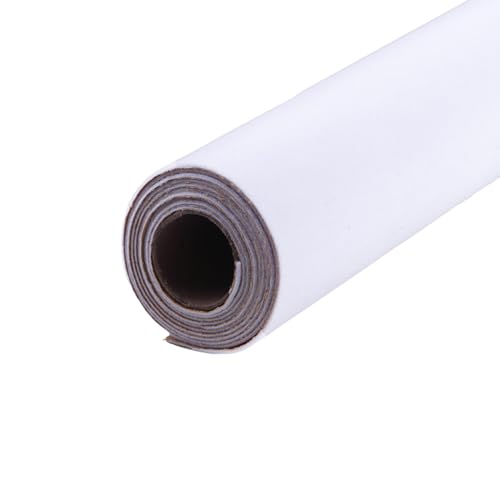EYRMQWJPC Selbstklebende Flock-Samtstoffrolle, Beflockte Stoffrolle Multicolor 50x148cm for DIY und Schmuck(2 White) von EYRMQWJPC