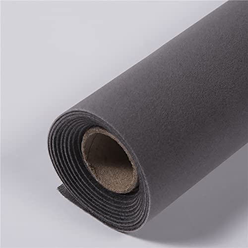 EYRMQWJPC Selbstklebende Flock-Samtstoffrolle, Selbstklebender, beflockter Samtstoff, 50 cm x 148, Mehrfarbig(7dark Gray) von EYRMQWJPC