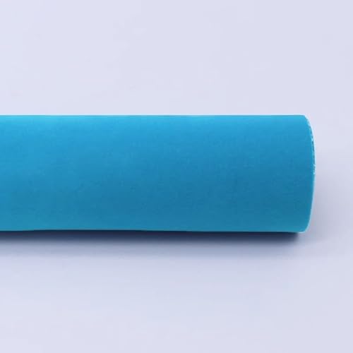 EYRMQWJPC Selbstklebende Flock-Samtstoffrolle, Stoff-Kommode-Regal-Liner Art Crafts 50x150cm Multicolor Mehrere Mengen(Blue,1 pcs) von EYRMQWJPC