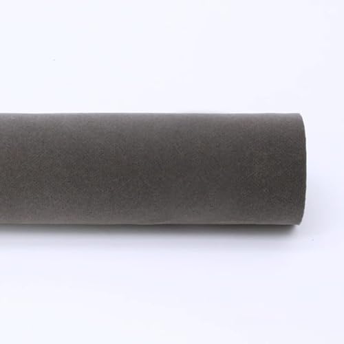 EYRMQWJPC Selbstklebende Flock-Samtstoffrolle, Stoff-Kommode-Regal-Liner Art Crafts 50x150cm Multicolor Mehrere Mengen(Dark Gray,1 pcs) von EYRMQWJPC