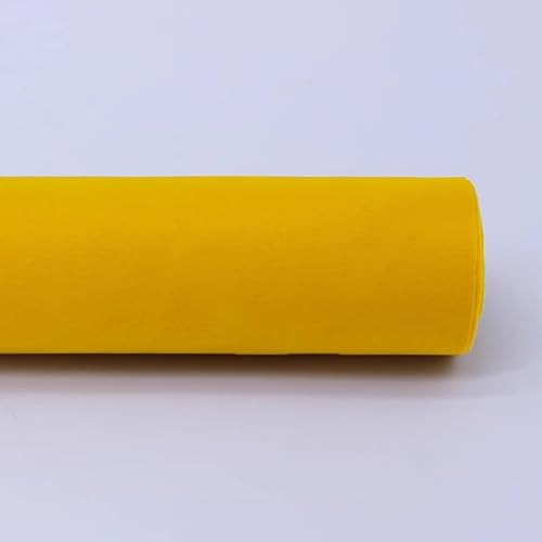EYRMQWJPC Selbstklebende Flock-Samtstoffrolle, Stoff-Kommode-Regal-Liner Art Crafts 50x150cm Multicolor Mehrere Mengen(Yellow,3pcs) von EYRMQWJPC