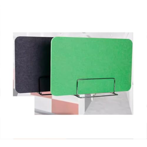 EYRMQWJPC Trennwand für Schreibtische Schreibtisch-Sichtschutz-Trennwand, Mehrfarbig, mehrere Größen(Green,40X90CM) von EYRMQWJPC