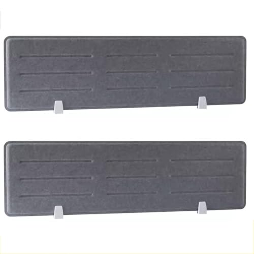 EYRMQWJPC Trennwand für Schreibtische Schreibtisch-Trennwand, Sichtschutz, for Anklemmen, Mehrfarbig, 34 x (58–138) cm(Grey,34x118cm) von EYRMQWJPC