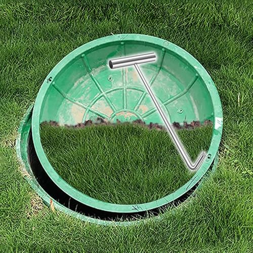 EYRMQWJPC Versenkte Kunststoff-Schachtabdeckung Vertieftes Kanaldeckel-Harz 40-100cm Durchmesser Unsichtbares Abwasserbecken(90cm(35 2/5in)) von EYRMQWJPC