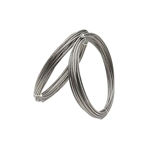Edelstahlseil, 304 Edelstahl 7x7 Litzen Drahtseil 0,3mm-1,2mm(0.4mm-2 Meter) von EYRMQWJPC