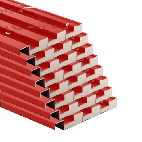 Eine geteilte aluminiumdecke. Aluminium Wellblech Dachplatten Rot for Garagen Ställe Hundehütte(8pcs,1.1m/3.6ft) von EYRMQWJPC