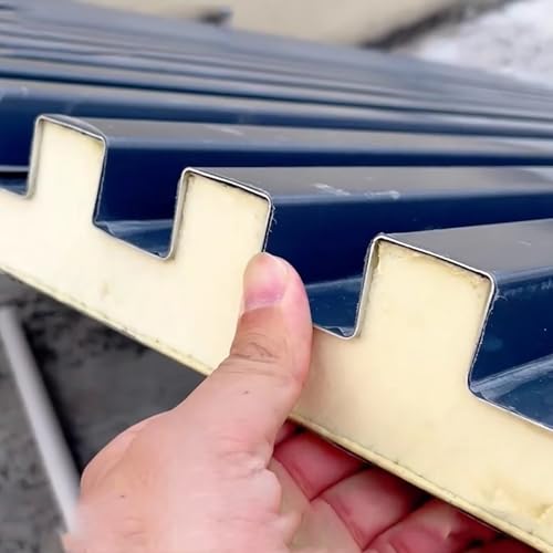 Eine geteilte aluminiumdecke. Isolierte Wellblech-Dachplatte aus Aluminium, grau(L 61cm(2ft)) von EYRMQWJPC
