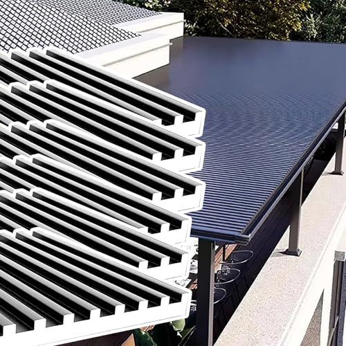 Eine geteilte aluminiumdecke. Welldachplatten Grau Mehrere Längen Packung mit 3/6/9(6pc,L 150cm(5ft)) von EYRMQWJPC