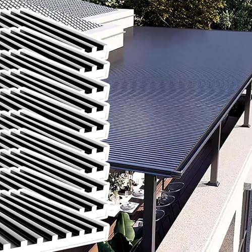 Eine geteilte aluminiumdecke. Welldachplatten Grau Mehrere Längen Packung mit 3/6/9(9pc,L 90cm(3ft)) von EYRMQWJPC