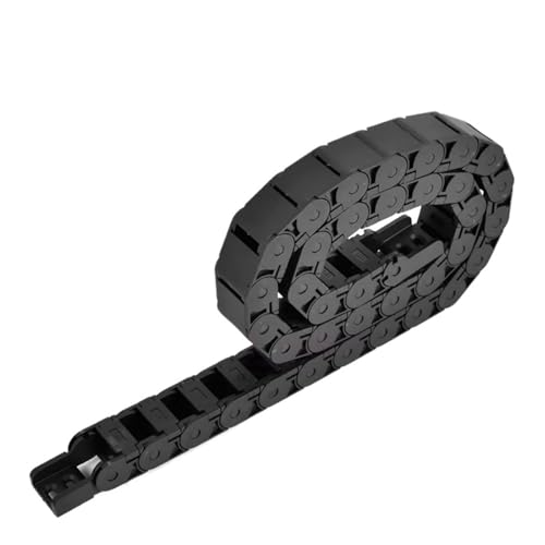 Elektrische drahtschalter ketten Halbgeschlossener Kabelschleppketten-Drahtträger aus Kunststoff mit Endverbindern in mehreren Größen CNC(18x37) von EYRMQWJPC