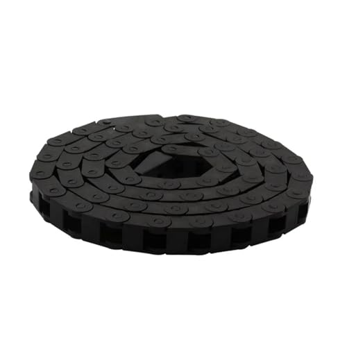 Elektrische drahtschalter ketten Nylon-Kabelschleppkette, schwarz, 7 x 7 mm bis 10 x 40 mm, for CNC-Maschinen, 3D-Drucker(R28mm,7x15 mm) von EYRMQWJPC