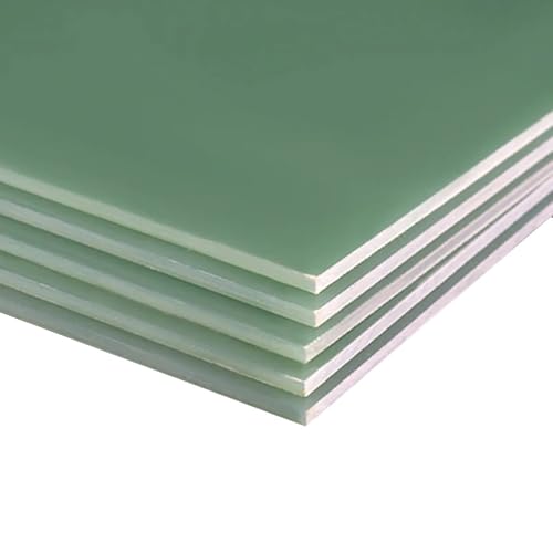Epoxidharz-Platte G10 FR-4, Epoxidharz-Glasfaserplatte, Hellgrün, 250 x 250 mm, 0,5-5 mm (Dicke 4 mm) von EYRMQWJPC