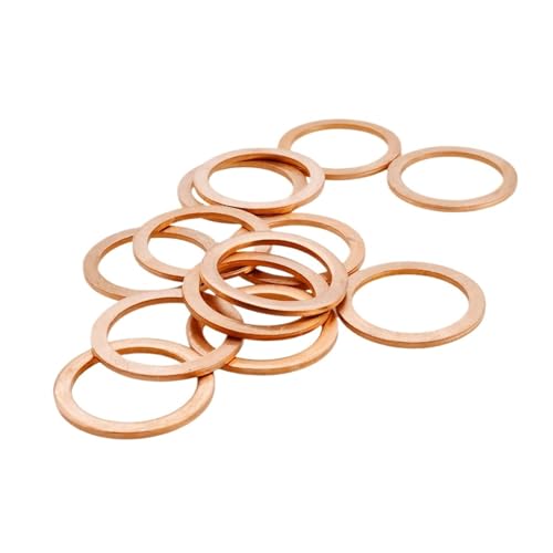 Flache Unterlegscheibe aus Messing, M5 M6 M8 M10 M12 M16 M18 M20 M22 M24 Reine Kupfer Solide Unterlegscheiben Automobil Motorrad Ölwanne Stecker Dichtung abstandshalter Unterlegscheibe 100 stücke(M18x Flache Unterlegscheibe aus Messing, M5 M6 M8 M10 M12 M16 M18 M20 M22 M24 Reine Kupfer Solide Unterlegscheiben Automobil Motorrad Ölwanne Stecker Dichtung abstandshalter Unterlegscheibe 100 stücke(M18x von EYRMQWJPC