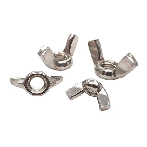 Flügelmuttern 57 Stück Flügelmuttern aus Edelstahl DIN315 A2-70 304 M3 M4 M5 M6 M8 M10 M12(2pcs M12) von EYRMQWJPC