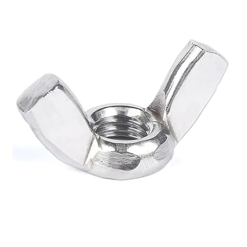 Flügelmuttern Flügelmuttern 1/4"-20 Kohlenstoffstahl Verzinkt Befestigungsteile Metallbearbeitung Packung mit 20 von EYRMQWJPC