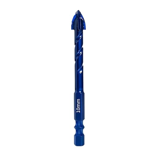 HSS-Gewindebohrer, Mauerwerk Bohrer Set Kobalt Stahl Legierung for Fliesen Glas Ziegel Beton Keramik(1Pcs 10mm) von EYRMQWJPC