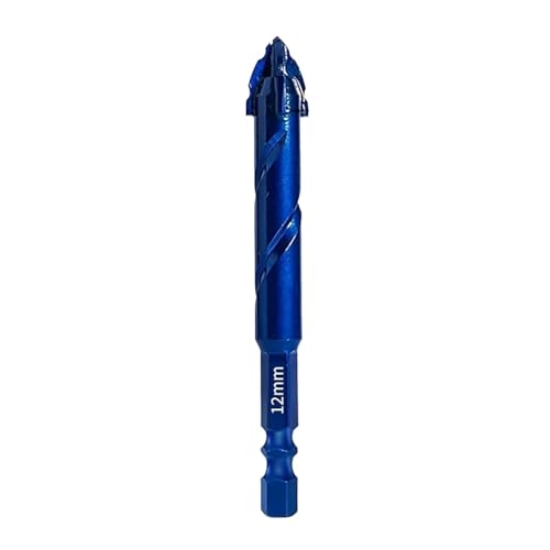 HSS-Gewindebohrer, Mauerwerk Bohrer Set Kobalt Stahl Legierung for Fliesen Glas Ziegel Beton Keramik(1Pcs 12mm) von EYRMQWJPC