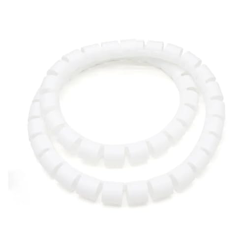 Heldentat zum schutz Von spiralen Spiralkabel-Schutzschlauch, Draht-Organizer, mehrfarbig, 25 mm 30 mm Innendurchmesser, 1–10 Meter(White,ID 25mm 10 Meter) von EYRMQWJPC