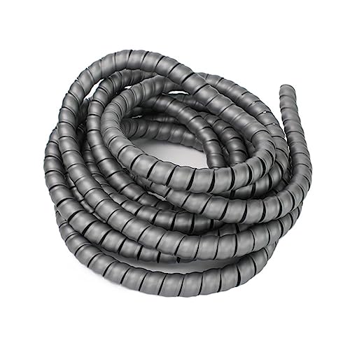 Heldentat zum schutz Von spiralen Spiralkabelschutzhülle 8-40mm Mehrfarbig 5M(Gray,12mm) von EYRMQWJPC