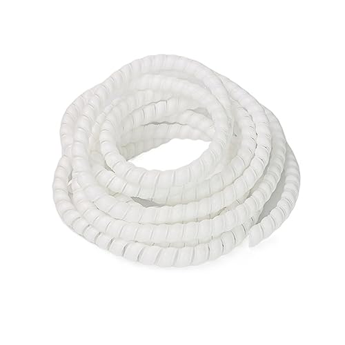 Heldentat zum schutz Von spiralen Spiralkabelschutzhülle 8-40mm Mehrfarbig 5M(White,32mm) von EYRMQWJPC