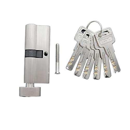 Langes fassschloss. 55–80 mm Passform. Passend for 35–50 mm dicke Türschlösser. Passend for Home Core-Schließzylinder mit 6 Schlüsseln.(75mm32.5add42.5) von EYRMQWJPC