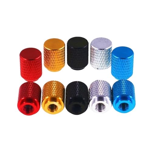 Muttern handfest anziehen Aluminiumlegierung Sackloch Stufen-Rändelmuttern M3-M6 Mehrfarbig 2er-Pack Muttern handfest anziehen Aluminiumlegierung Sackloch Stufen-Rändelmuttern M3-M6 Mehrfarbig 2er-Pack von EYRMQWJPC