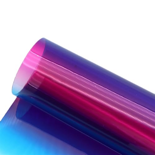 PVC Jelly Vinyl Stoff Blätter ， PVC TPU Jelly Vinyl Stoff Rolle Packung mit 15 Multicolor mehrere Größen(5 Bluerose Red,20x33cm) von EYRMQWJPC