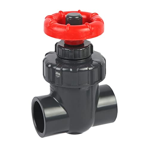 PVC-Rohrmuffen-Kugelhahn Durchflussregelung mit PVC-Membranschieber(Dark Gray,40mm(DN32)) von EYRMQWJPC