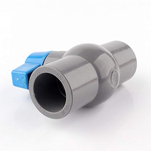 PVC-Rohrmuffen-Kugelhahn PVC-Rohr-Kugelhähne Wasserbewässerungssystem Drainagerohr Schnellverbinder Armaturen(Inner dia 20mm) von EYRMQWJPC
